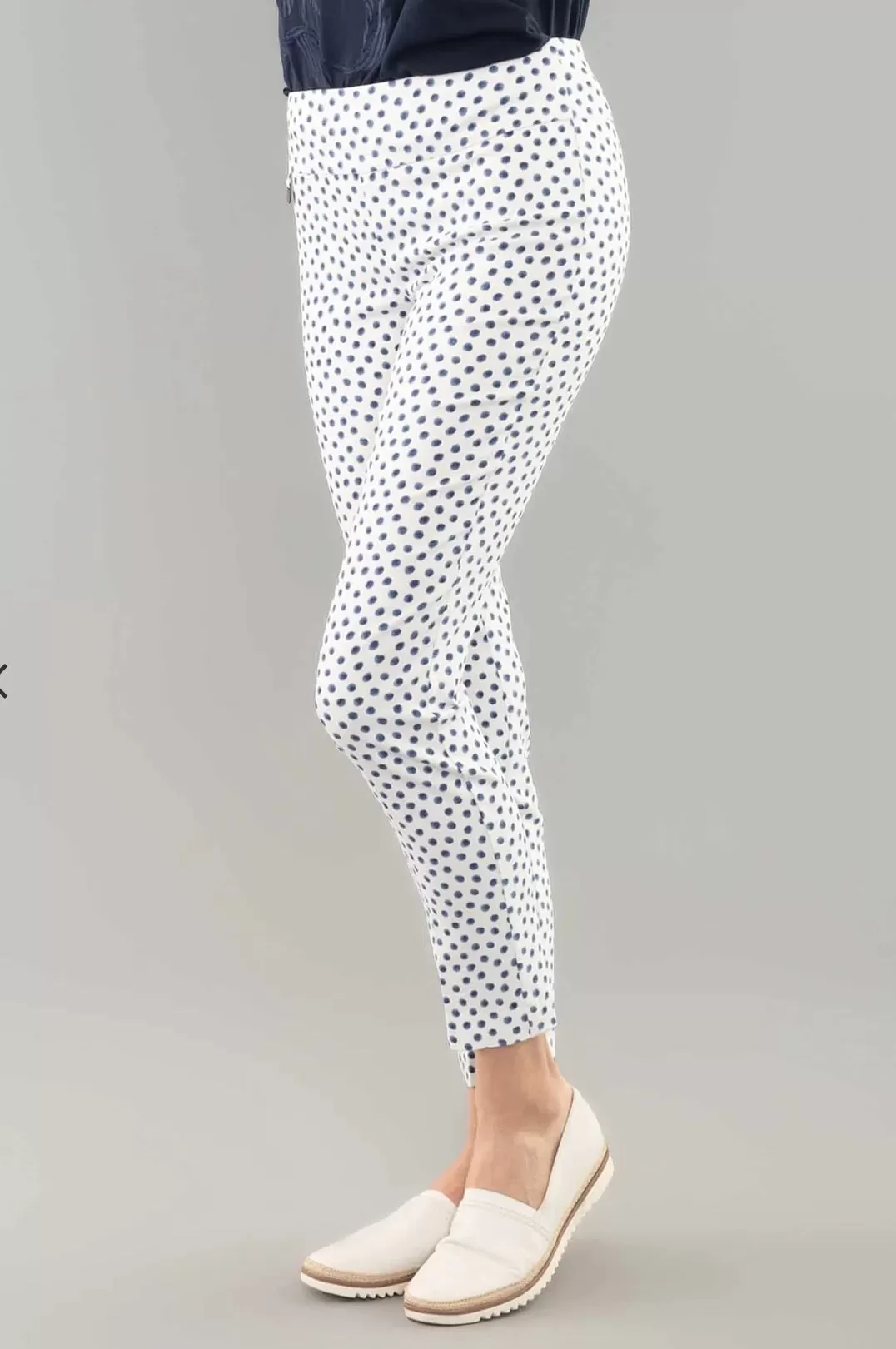 109601 Cabrena Dot Ankle Stretch Pant