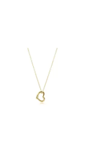 16 NECKLACE GOLD LOVE SMALL CHARM