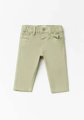 Basic Trouser With Pockets - Green