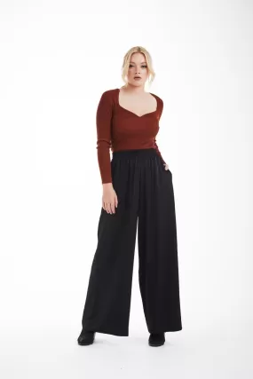 Double Second Lux Wide Leg Trousers