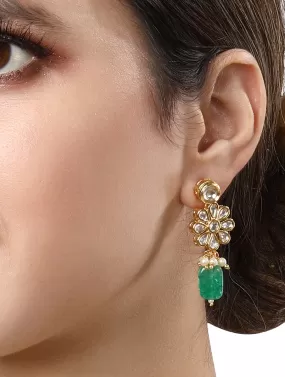 Gold Plated Kundan Earrings