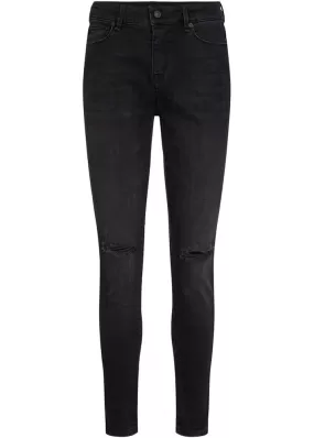 IVY Copenhagen Alexa Jeans Bangkok Distressed - black