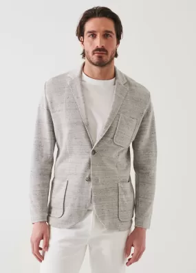 LINEN COTTON BLEND BLAZER