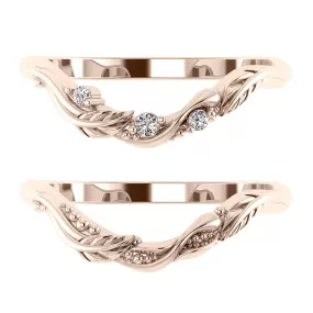 Matching wedding band for Undina: choose yours