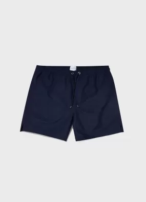 Men's Drawstring Swim Shorts in Navy