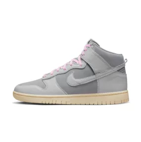 NIKE DUNK HIGH RETRO PREMIUM - LT SMOKE GREY/GREY FOG-SAIL-PINK FOAM