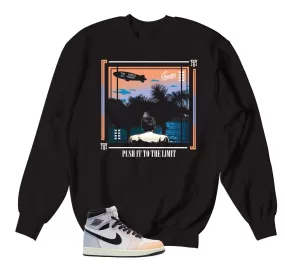 Retro 1 Skyline Sweater - World Yours - Black