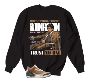 Retro 3 Archaeo Brown Trust issues Sweater