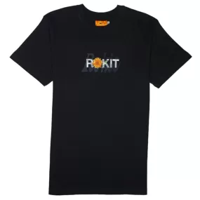 Rokit Floral T-Shirt (Black) - 4110511BLK