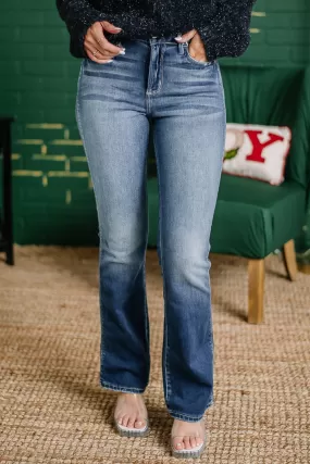 Slim Boot High Waist Denim Jeans