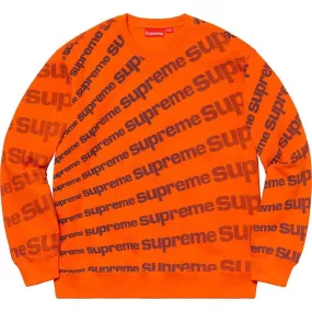 Supreme Radial Crewneck (Orange)