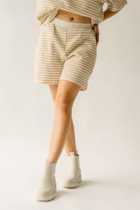 The Watson Striped Short in Sand