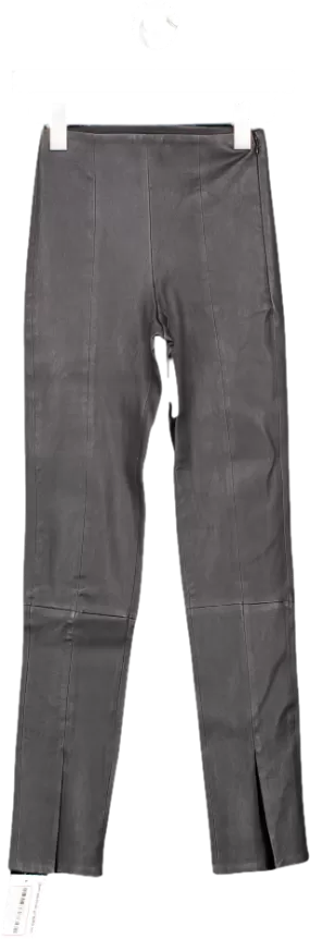 Theory Black High Rise Trousers UK XXS